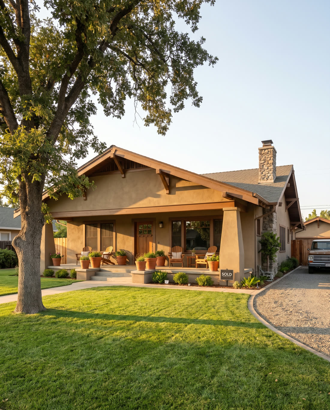 An older Northern California home exterior of the kind common in Marysville, CA